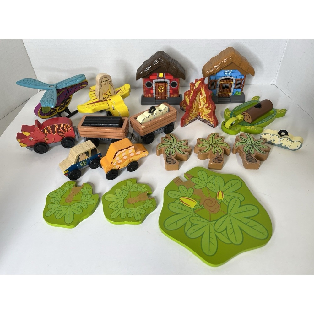 KidKraft Adventure Tracks Dino World T-Rex Tremor Cave Wood 20 Replacement Parts